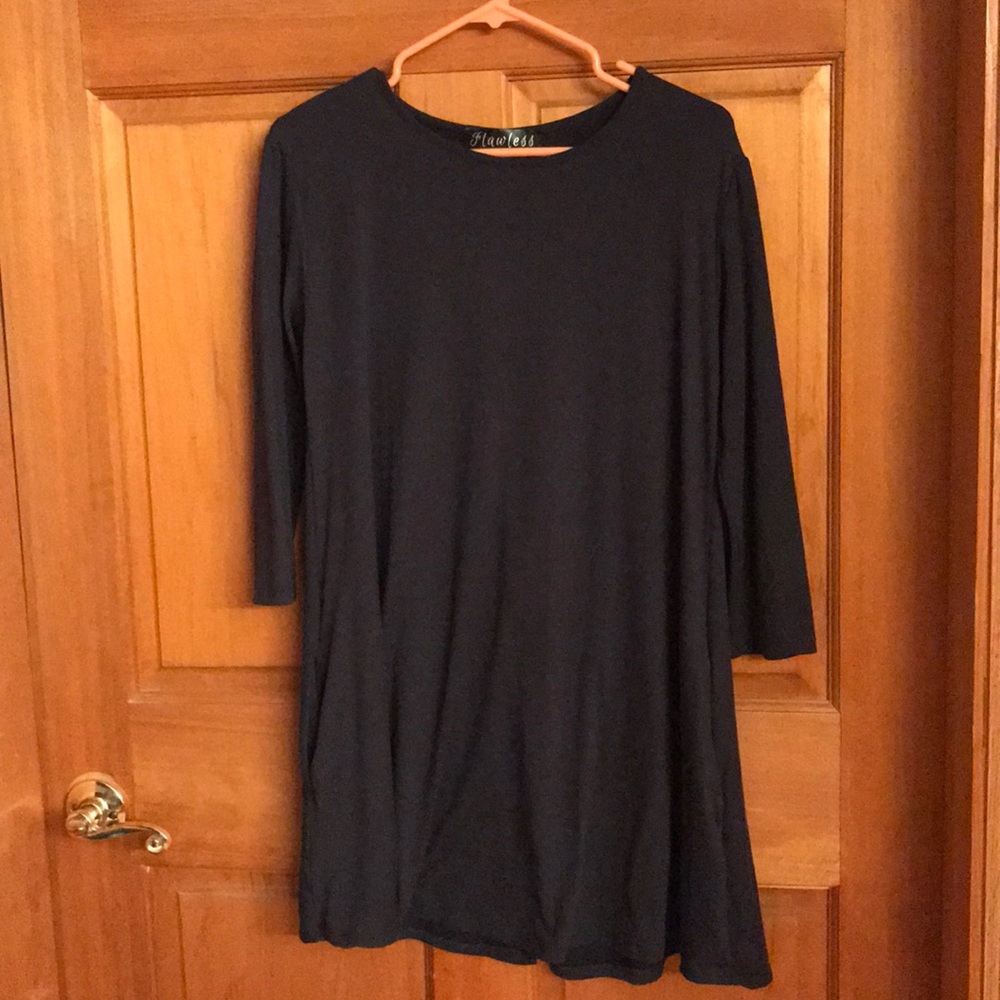 Black tunic 3/4 sleeve